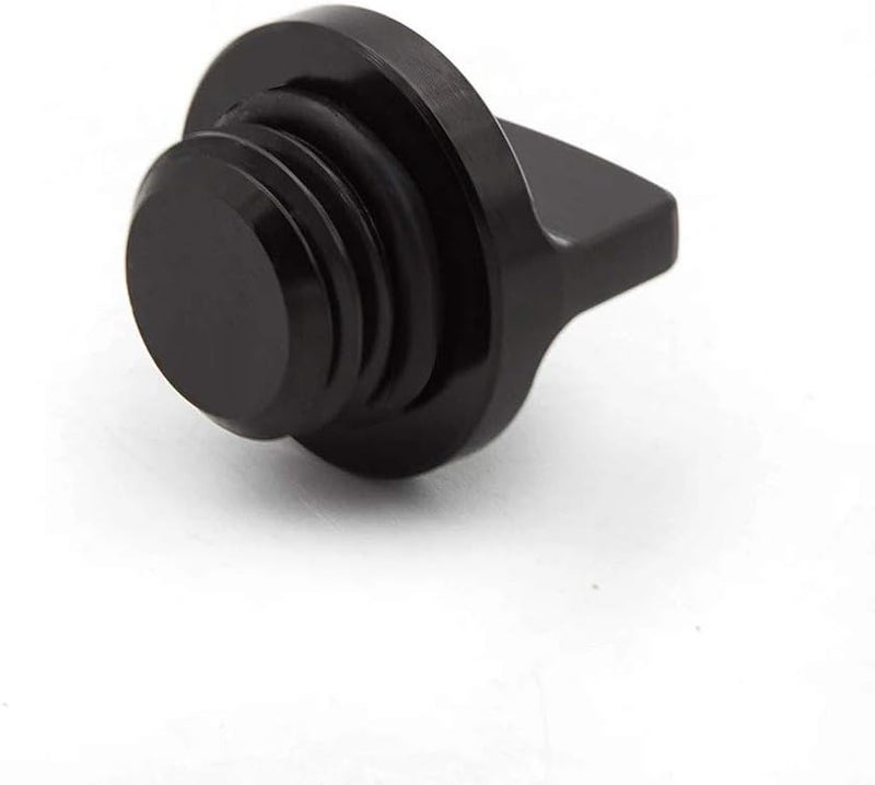 HYEPIVOT M20x2.5mm CNC Aluminum Oil Filler Cap Plug for NINJA 250 400R 600R 650 ER-4n ER-6F ER-6N Z1000 Z800 Z900 KLX250 D-TRACKER Black - Image 1
